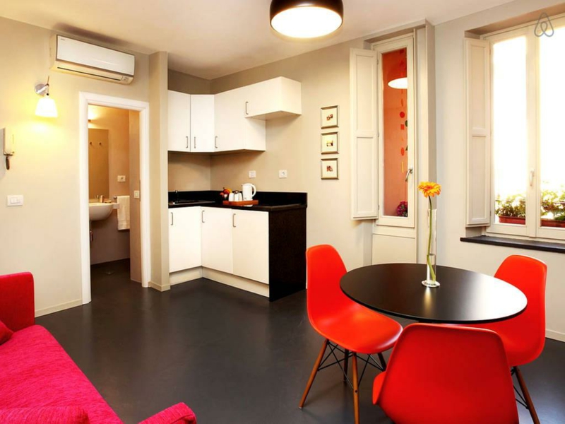 Inneneinrichtung in Rot für das Esszimmer - Esszimmer, Küche - ZENIDEEN