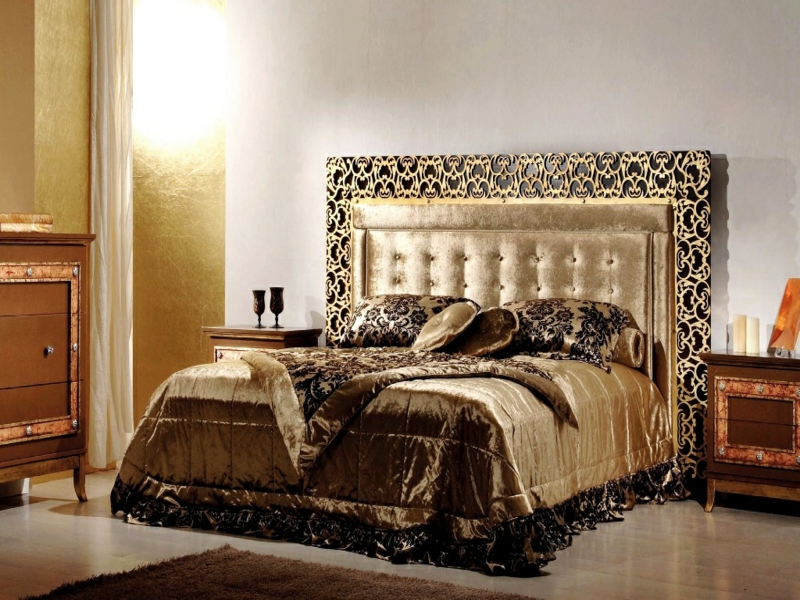 50 beispiele für luxus bettwäsche innendesign, schalfzimmer ...