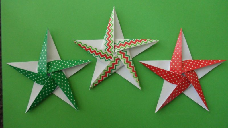 Origami Sterne - simple Anleitung für Anfänger - Deko ...