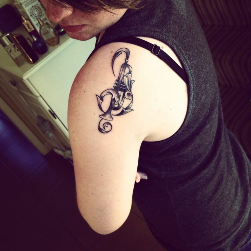 Notenschlüssel Tattoo Hinterm Ohr Bedeutung Notenschlüssel Tattoo Bedeutung - Deko & Feiern, Tattoos - ZENIDEEN