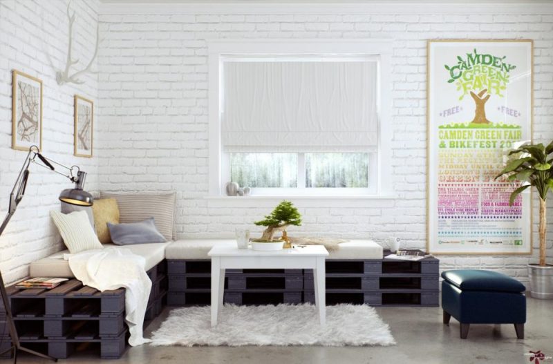 Wie baue ich ein sofa aus europaletten diy anleitung und 40 ...
