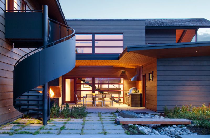 Moderne stahltreppen auÃen eine gute idee? architektur zenideen