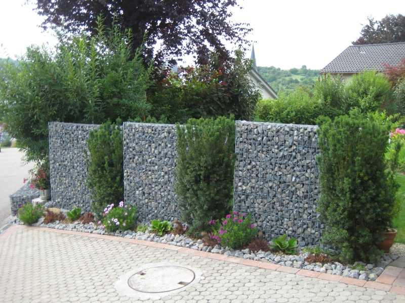 Steinmauer als blickfang und sichtschutz im garten – 40 ideen