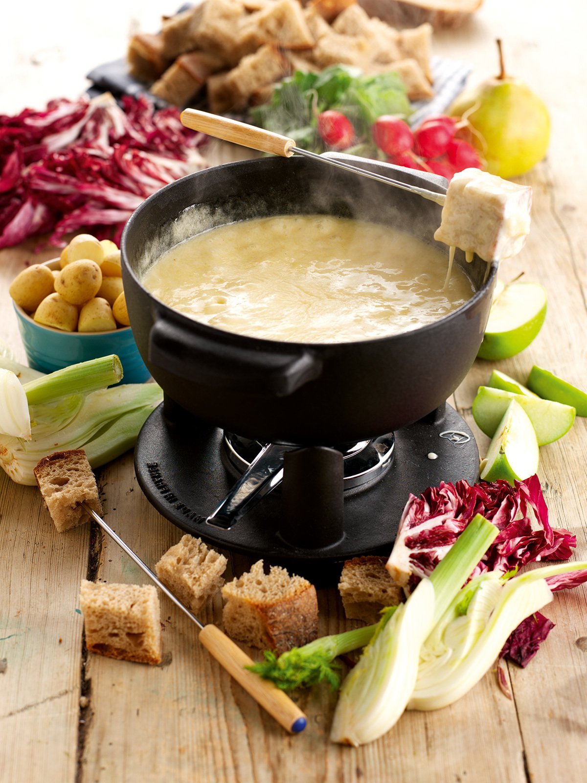 Käsefondue Beilagen: 2 leichte Rezepte für Salat als frische Ergänzung ...