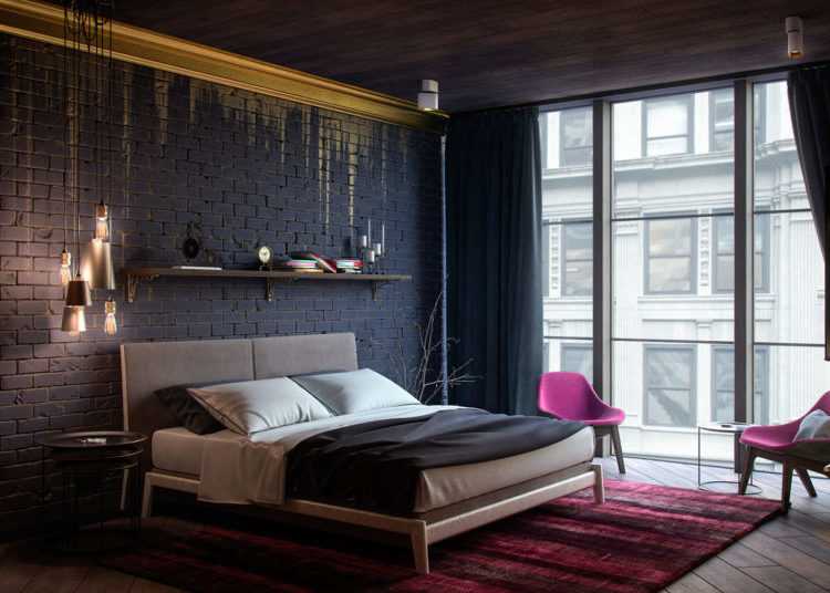 Wandgestaltung schlafzimmer ideen 40 coole wandfarben ...