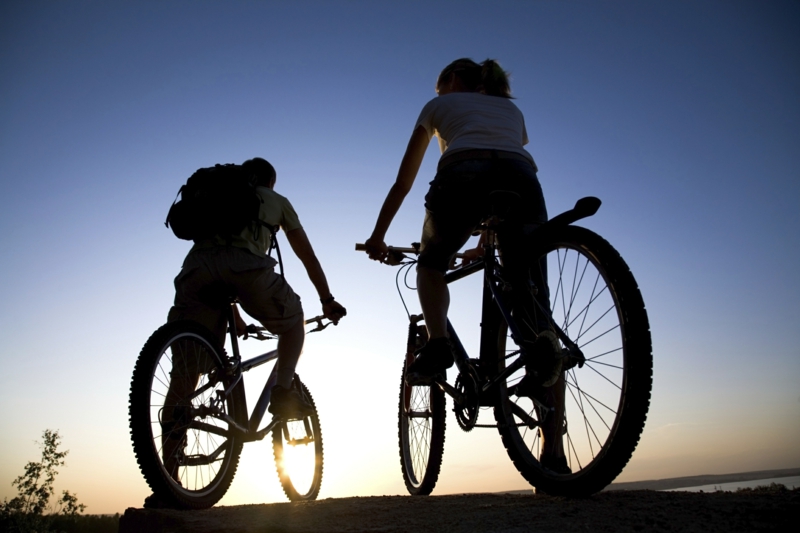 Kalorienverbrauch beim Radfahren Mit dem Rad schnell und