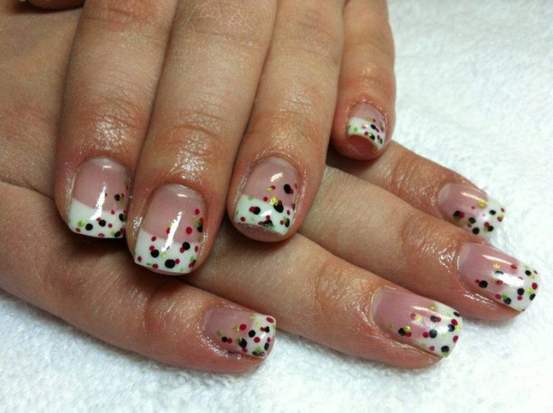 French Gelnägel Spitz 21 wunderschöne Designideen