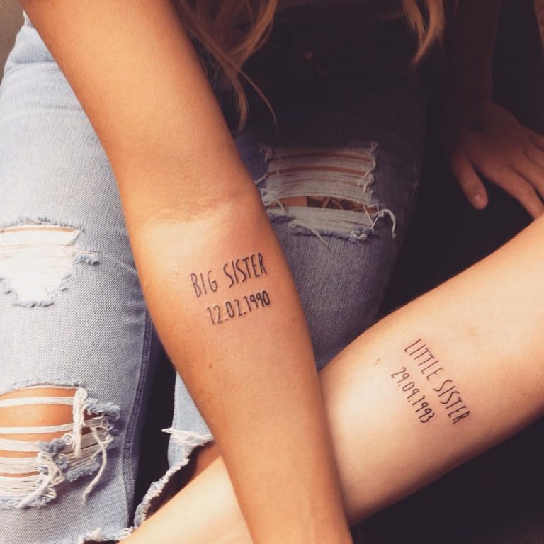 Sister tattoos Geschwister Tattoo 34 Ideen für Tattoo mit oder ohne