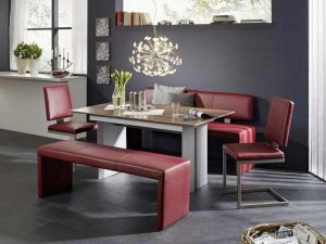 Inneneinrichtung in Rot für das Esszimmer - Esszimmer, Küche - ZENIDEEN