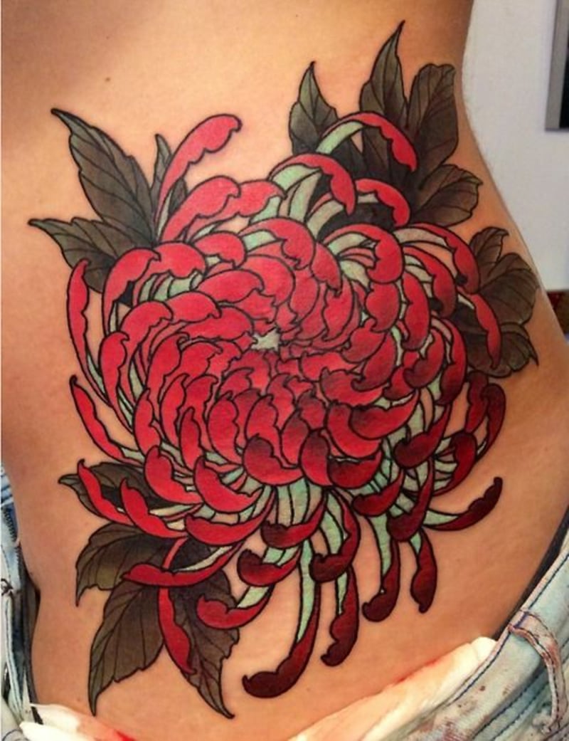 Tattoos Blumen und ihr Symbolik 