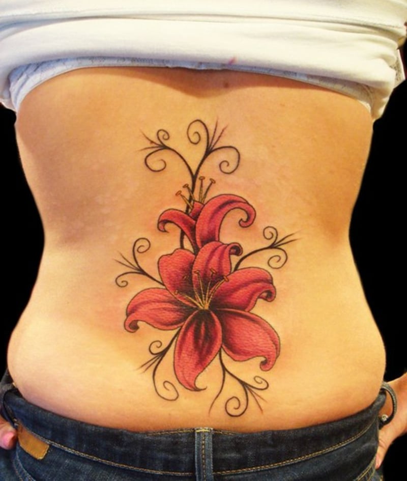 Tattoos Blumen und ihr Symbolik 