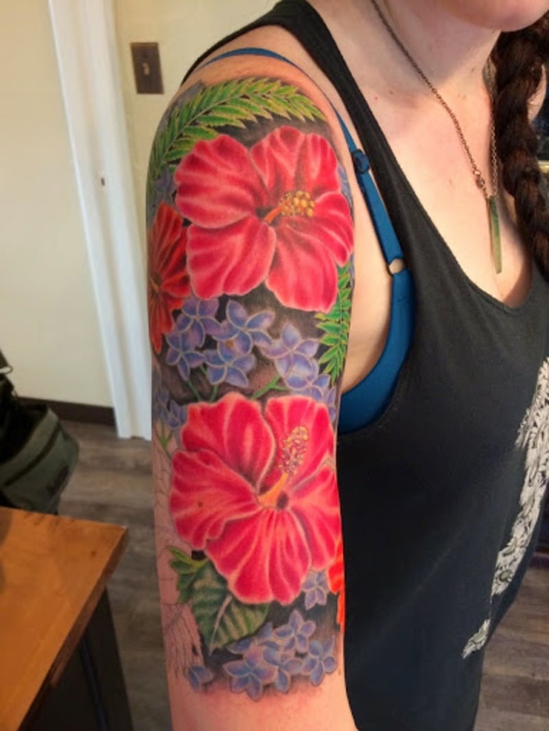 Tattoos Blumen und ihr Symbolik