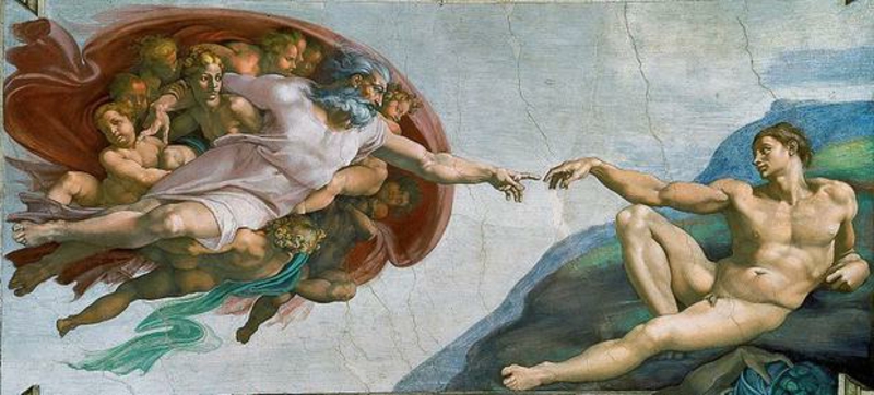 berühmte-kunstwerke-The Creation of Adam