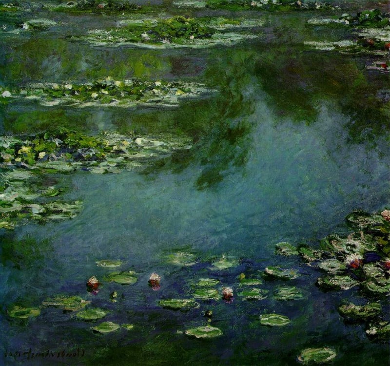 berühmte-kunstwerke-Water Lilies