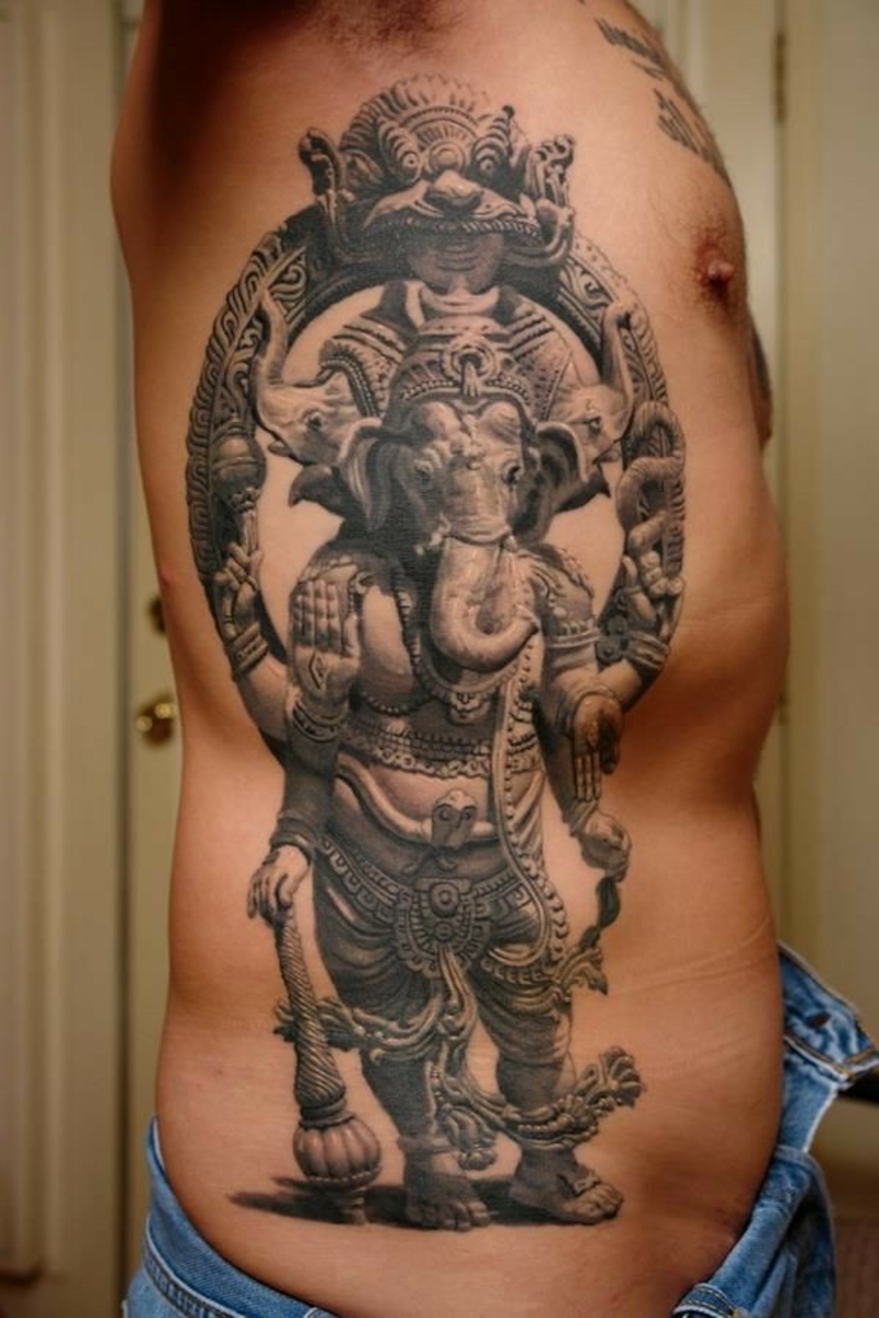 beste-tattoos-Ganesha tattoo
