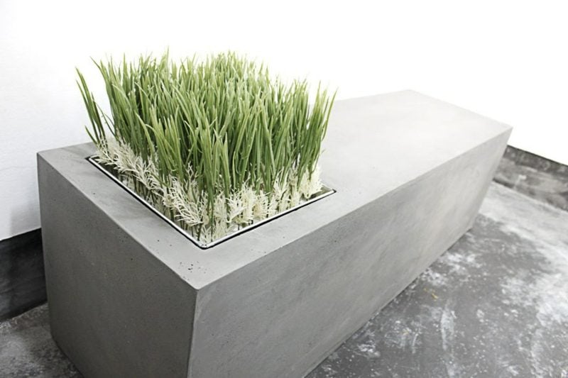 beton pflanzkübel bench lyon