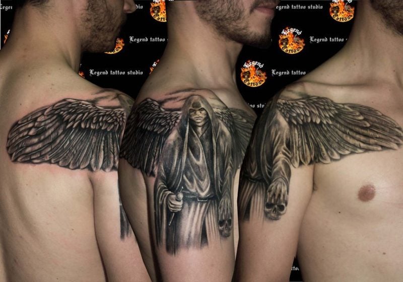 Engel Tattoos Man