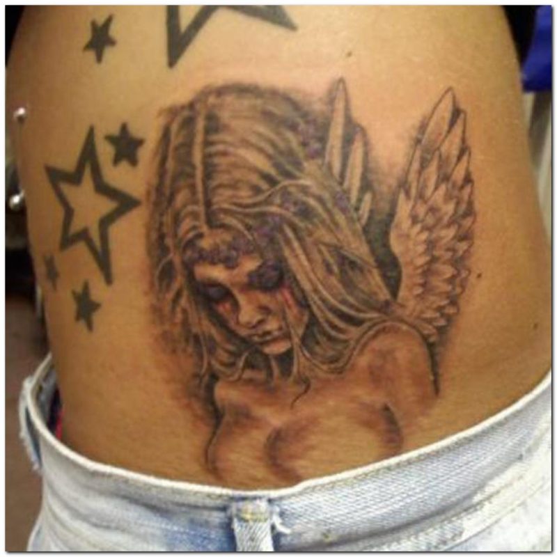 Engel Tattoos Frauen