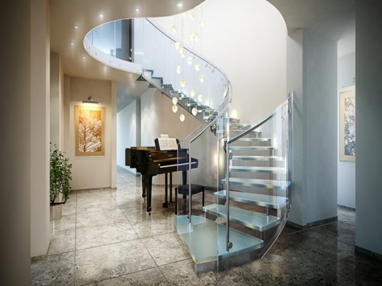 50 Beispiele für moderne Treppen aus Glas - Innendesign - ZENIDEEN