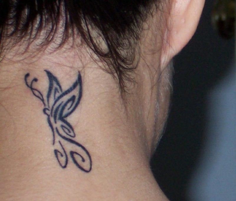 stilisierter Schmetterling Tattoos