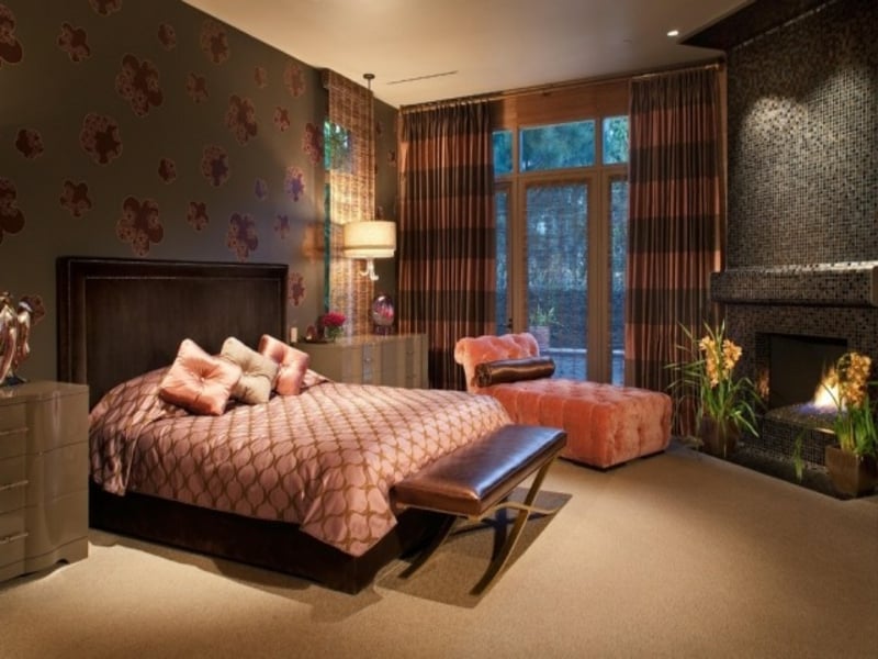 schönes poslterbett im luxus schlafzimmer