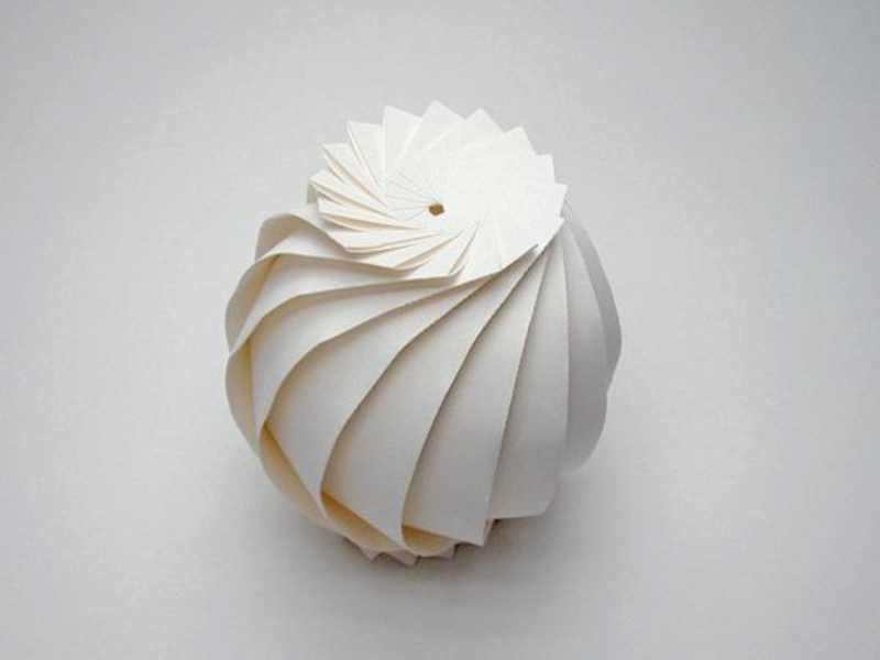 szmetrische origami vase