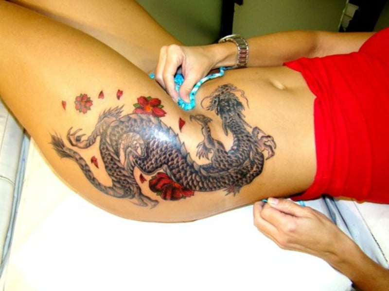 tattoo drachen Dragon Tattoo by Marcio Rhanuii