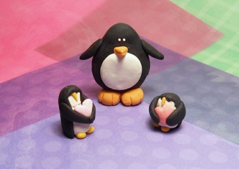 Pinguine Bastelideen DIY