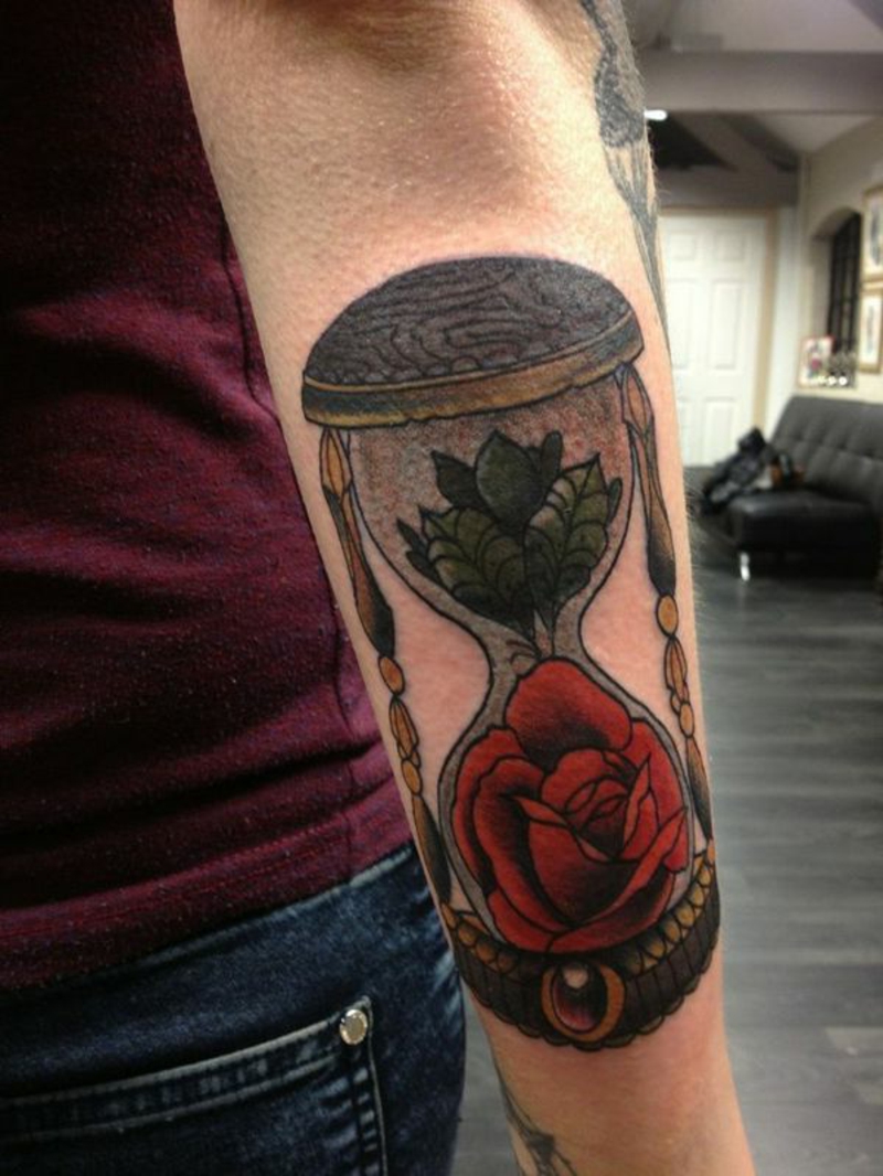 Sanduhr Tattoo Symbolik und Herkunft Tattoos ZENIDEEN