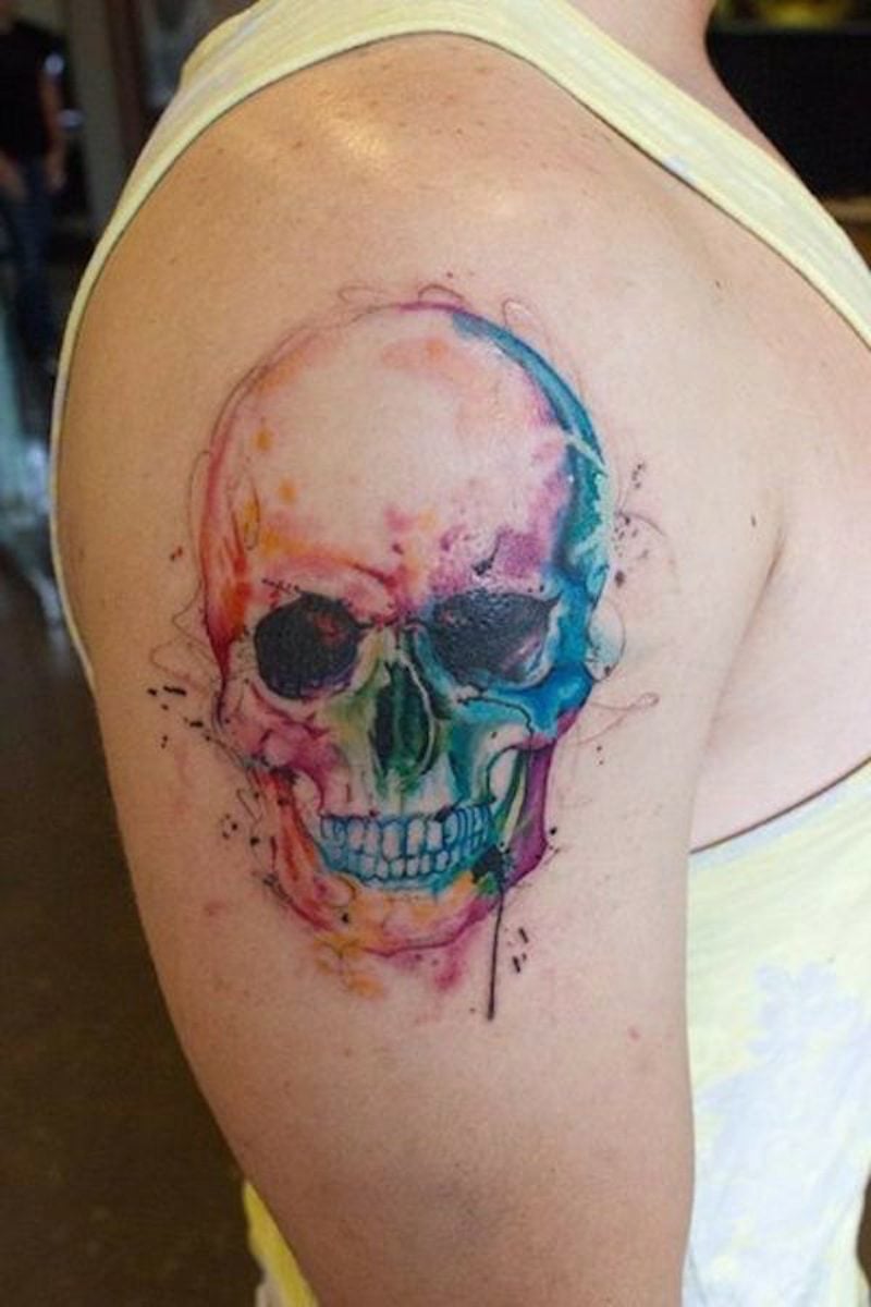 Totenkopf Tattoo 