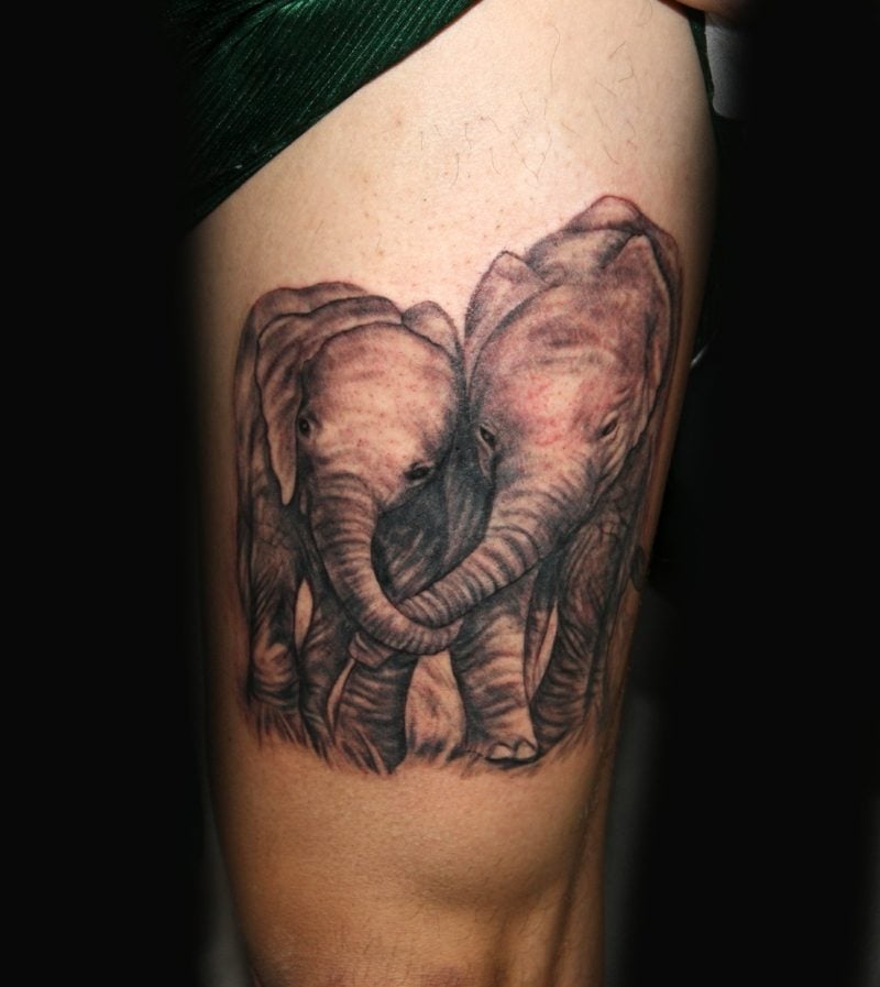 elefanten tattoo Elephant
