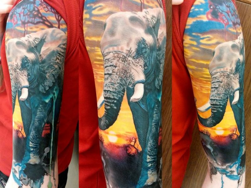 elefanten-tattoo-angry-elephant-tattoos-meaning1