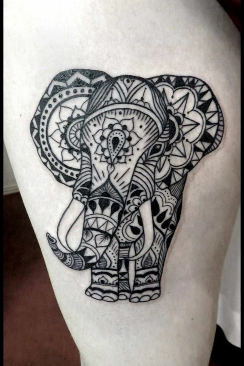 elefanten tattoo elephant tattoo
