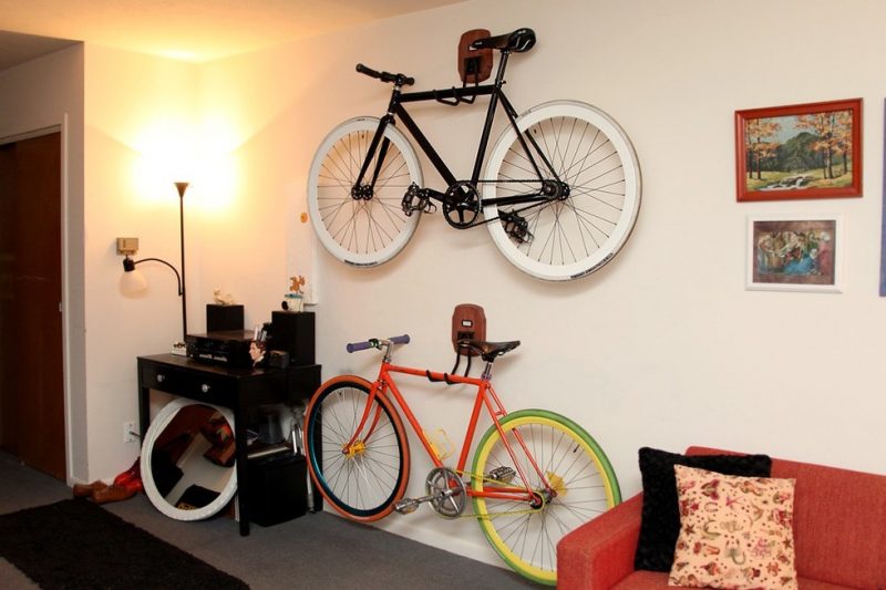 Fahrradhalterung für Wand DIY Idee 