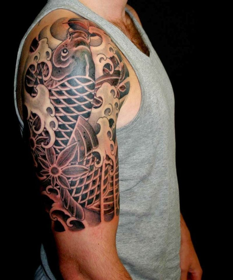 fisch tattoo 3d