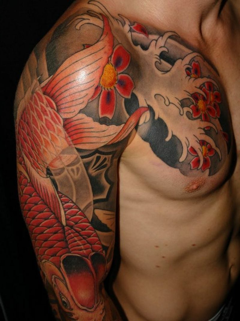 fisch tattoo koi fish