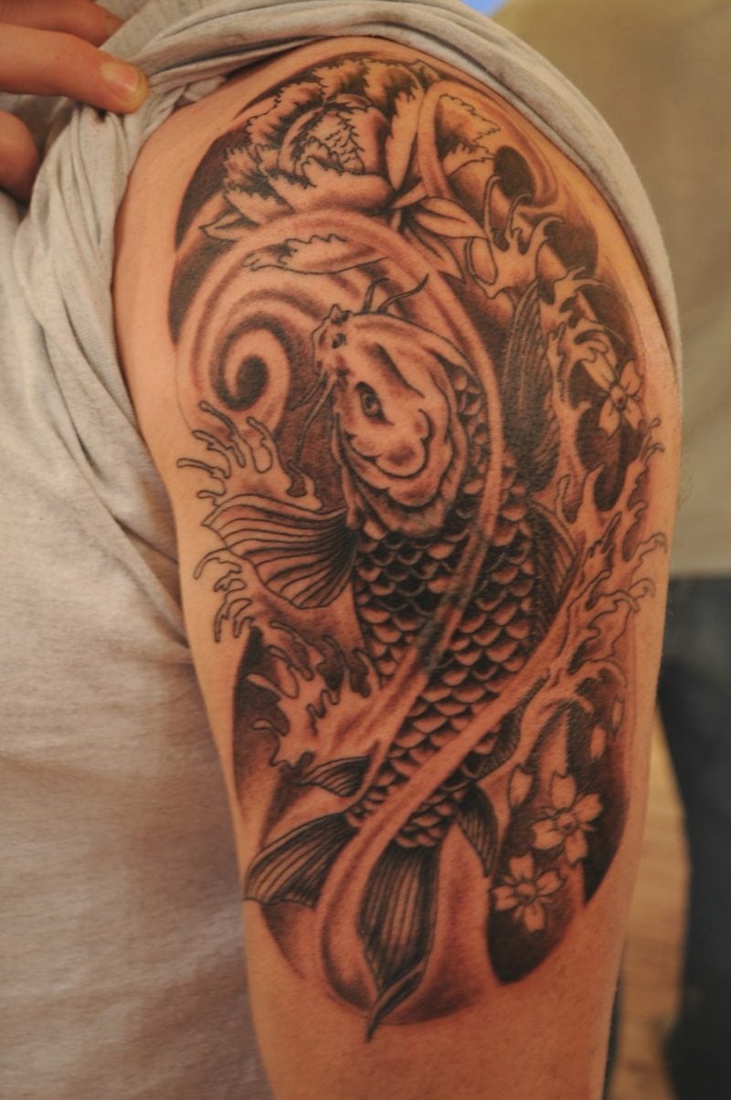 fisch tattoo koi fish
