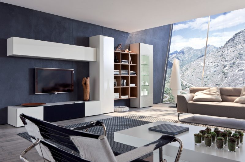 wohnwand farbe gestalten, 20 stilvolle ideen, hülsta wohnwand zu gestalten - innendesign, Innenarchitektur
