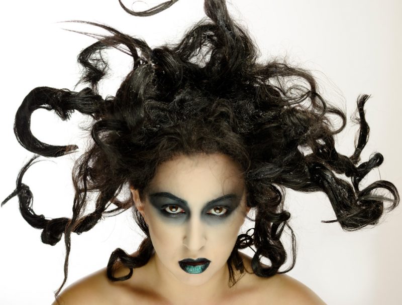 Reaky Medusa Schlangen-Stirnband Gold – Haarschmuck Für Damen, Halloween-Kostüm, Festival