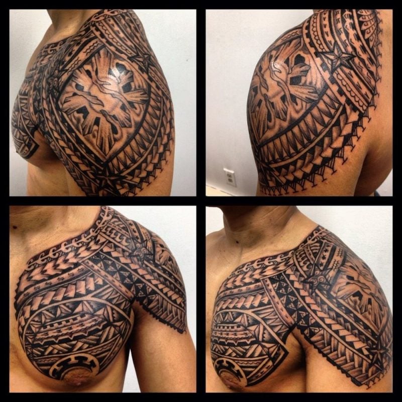polynesische tattoos beeindruckend 