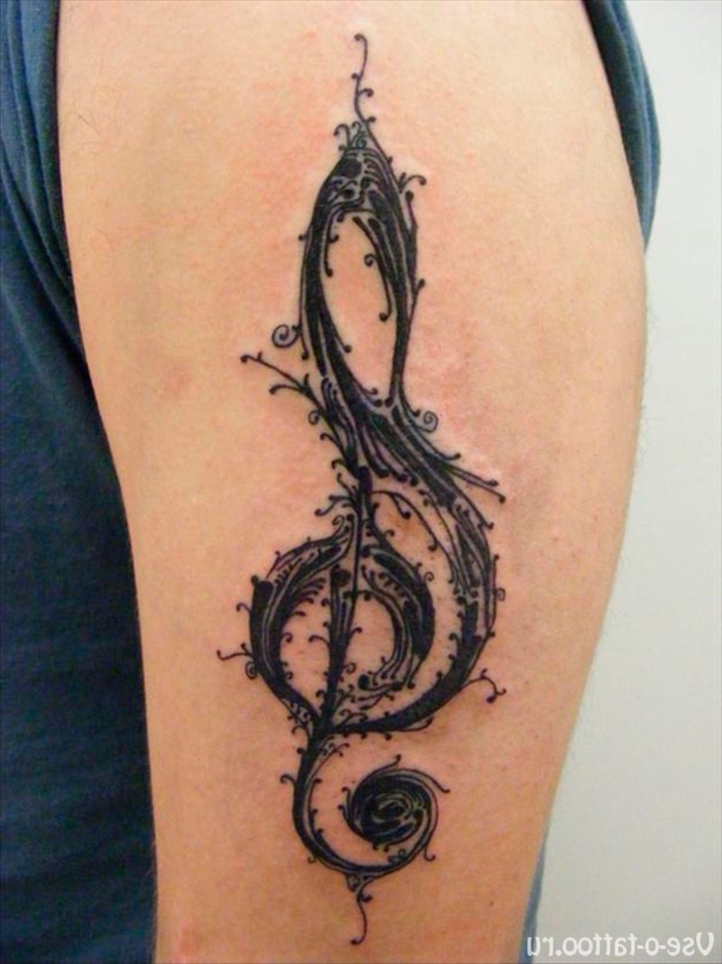 Tattoo Mit Notenschlussel