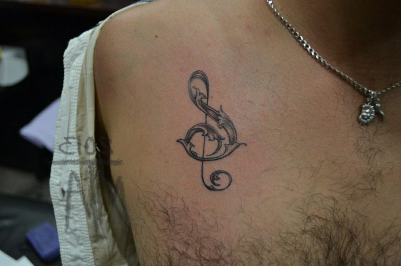 Notenschlüssel Tattoo Bedeutung - Deko & Feiern, Tattoos - ZENIDEEN