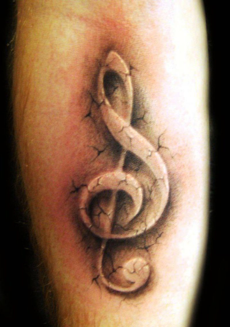 Tattoo Mit Notenschlussel