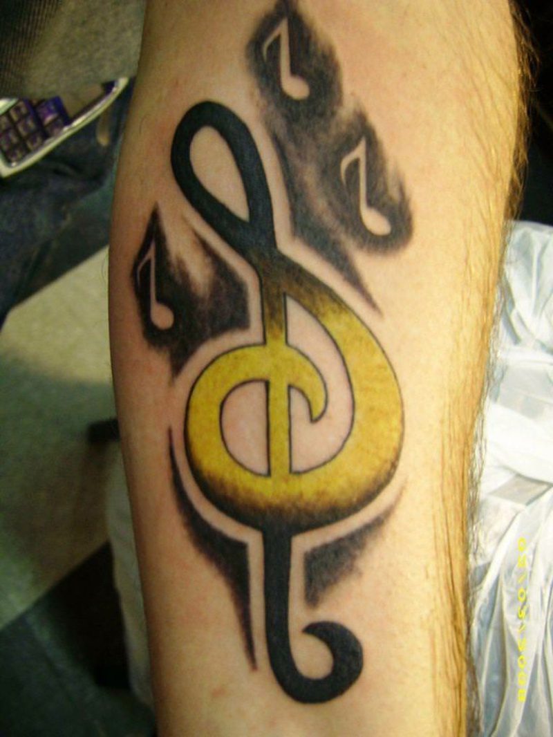 Notenschlüssel Tattoo Bedeutung Deko &amp; Feiern, Tattoos ZENIDEEN