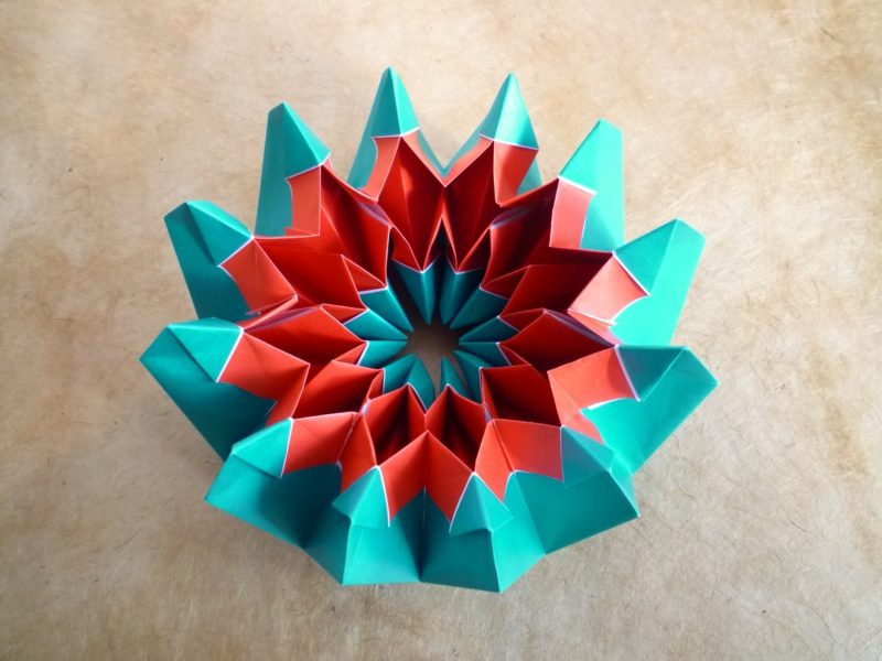 origami rose anleitung 