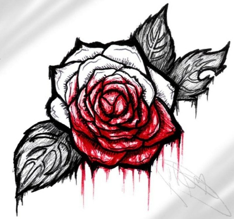 Tattoovorlagen für Unterarm Rose