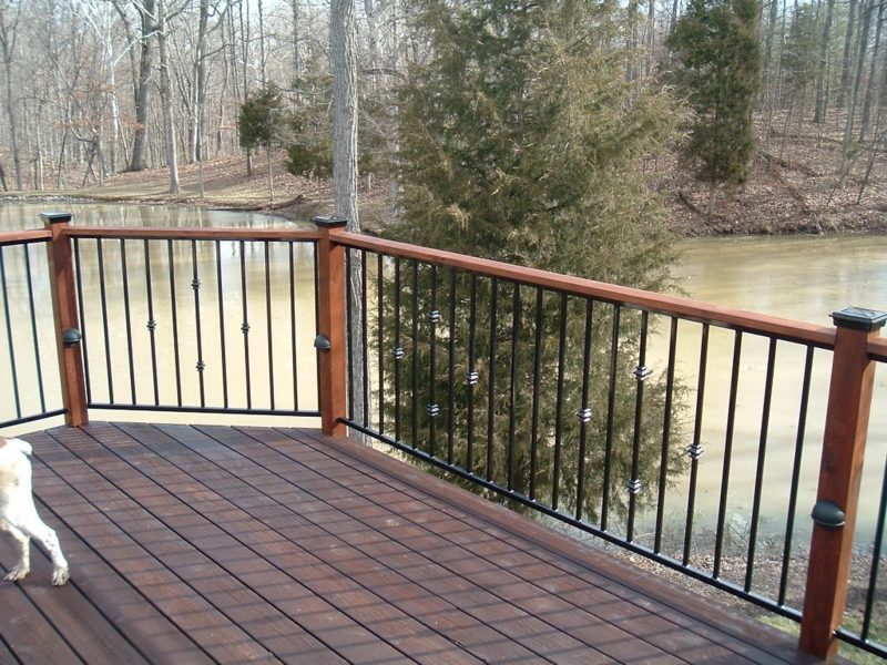 terrassengelander metal railings