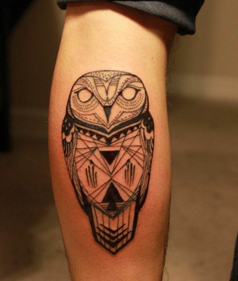 waden tattoo owl