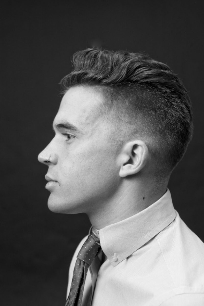 Fade Haarchnitt kurze Haare Trendfrisuren 2015 für Männer 