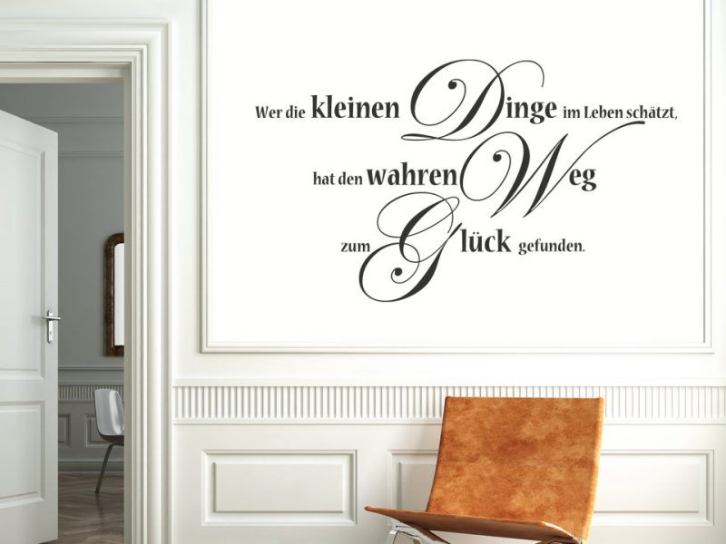 Wandtattoo Sprüche 21 tolle Deko Ideen Badezimmer, Esszimmer, Küche, Schlafzimmer ZENIDEEN